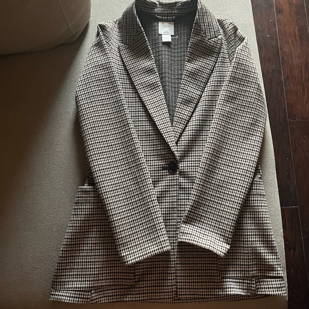 Plaid H&M blazer